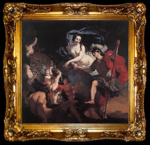 framed  Gerard de Lairesse Venus Presenting Weapons to Aeneas, ta009-2